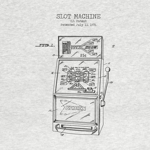 SLOT MACHINE patent by Dennson Creative